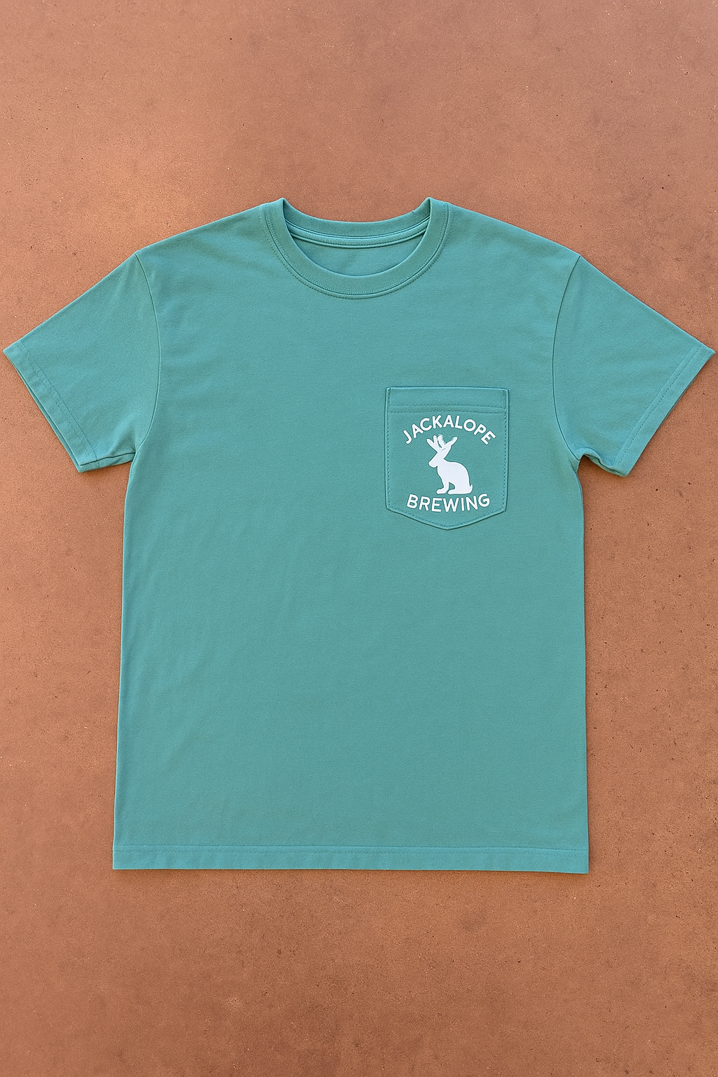 Teal Pocket Tee