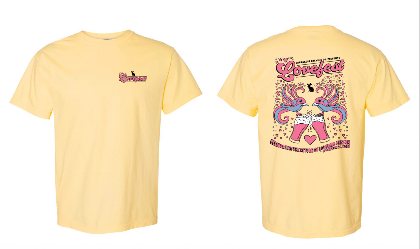 Lovefest Yellow Tee