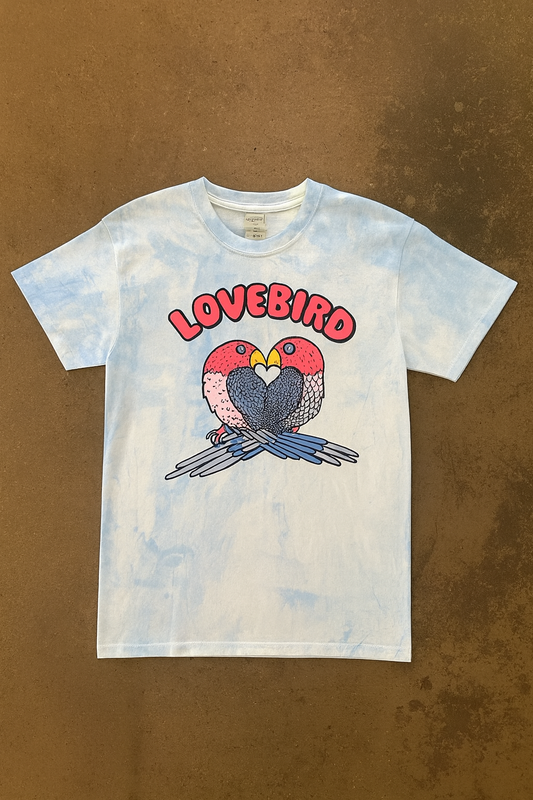 Lovebird Tee - Fiji Blue