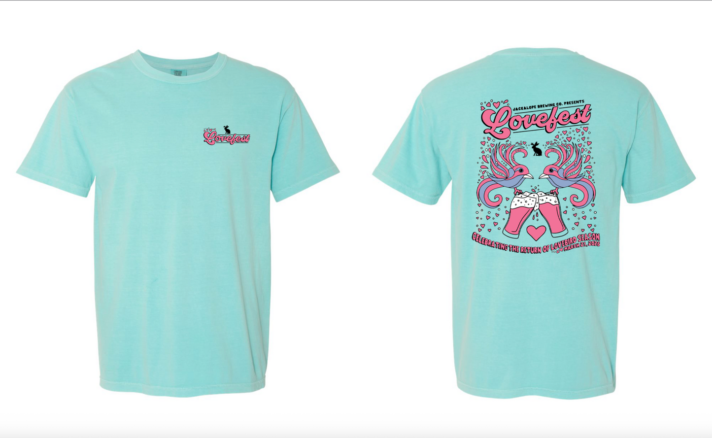 Lovefest 2026 Mint Tee