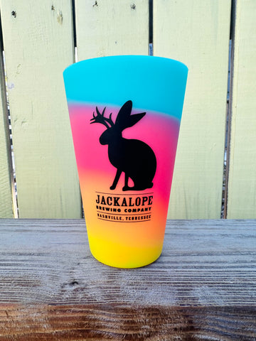 Jackalope Beer Glass - Margo's Pottery & Fine Crafts